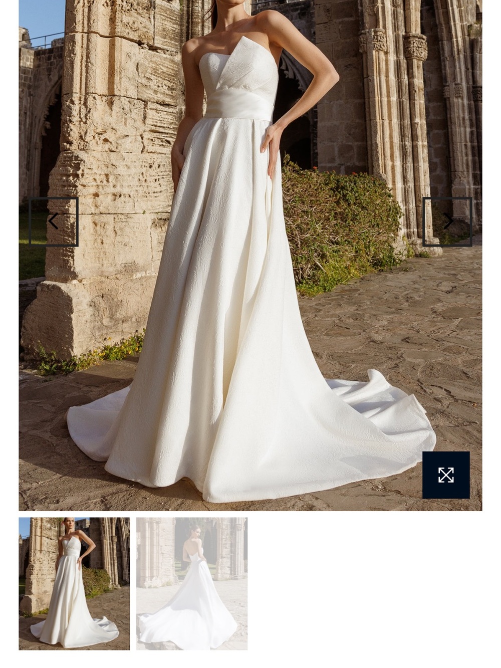 Antonio Gual “Rainey” wedding dress- size 4